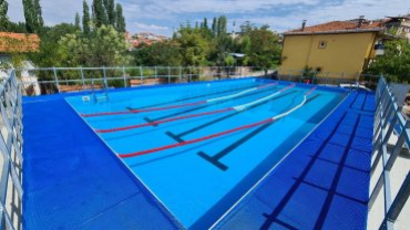 EMET PORTATİF YÜZME HAVUZUNDA SONA DOĞRU