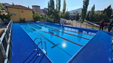 EMET PORTATİF YÜZME HAVUZUNDA SONA DOĞRU