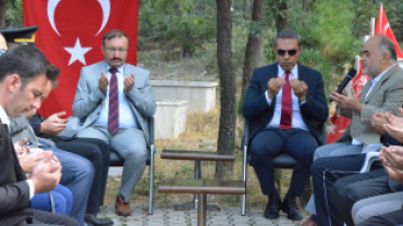 CEVİZDERE ZAFERİMİZİN 100. GURUR YILINDA ŞEHİTLERİMİZİ ANDIK