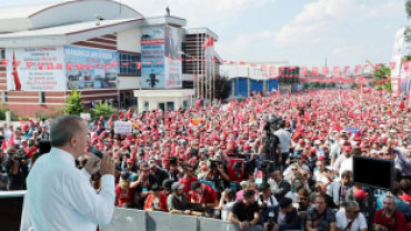 Emet'ten Cumhurbaşkanı Programına Yoğun Katılım