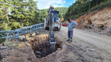 EMET GÖLETİ ARITMA TESİSİ İÇİN ORTA GERİLİM KAFES DİREK DİKİM İŞLEMİ YAPTIRILIYOR.