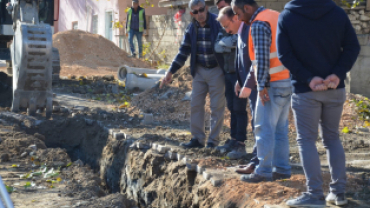 Belediye Başkanımız Hüseyin Doğan İlçemizde Devam eden Altyapı Çalışmalarını yerinde  inceledi ekiplerden bilgi aldı