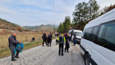 Yeni Rotalar Doğa Yürüyüşleri Kulübü Kütahya Grubu İlçemizdeydi