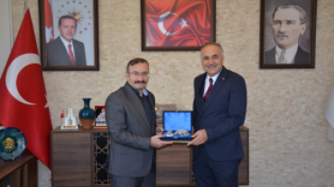 Belediye Başkanımız Hüseyin Doğana  Nezaket ziyareti