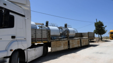 Mandıra kurma çalışmaları başladı