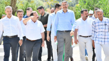 Vali Çelik Emet İlçesinde köy ve merkez çalışmalarını yerinde inceledi