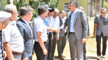 Vali Çelik Emet İlçesinde köy ve merkez çalışmalarını yerinde inceledi