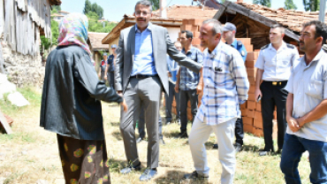 Vali Çelik Emet İlçesinde köy ve merkez çalışmalarını yerinde inceledi