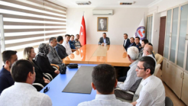 VALİ ÇELİK’E HEMŞEHRİLİK BERATI TAKDİM EDİLDİ