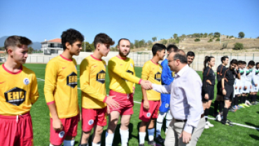 Emet’in yeni stadında ilk maç bugün oynandı