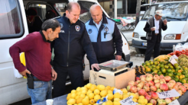 EMET PAZARINDA ZABITADAN SIKI DENETİM