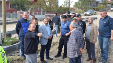 BELEDİYE BAŞKANIMIZ HÜSEYİN DOĞAN MECLİS VE MUHTARLARLA SAHADA