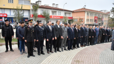 10 Kasım Ulu Önder Mustafa Kemal Atatürk'ün Ebediyete İntikalinin 85. Yıl dönümünde İlçemizde Yapılan Anma Programından Kareler..