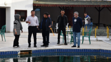 BAŞKAN KOCA VE KAYMAKAM BAŞKAPAN’DAN EMET TERMAL OTEL’DE İNCELEMELER