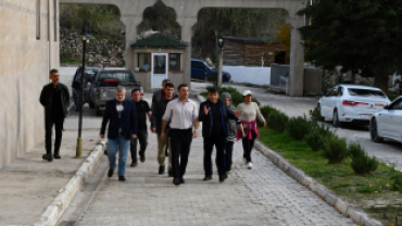 BAŞKAN KOCA VE KAYMAKAM BAŞKAPAN’DAN EMET TERMAL OTEL’DE İNCELEMELER