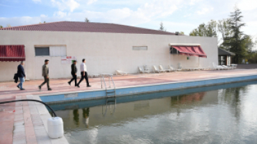 BAŞKAN KOCA VE KAYMAKAM BAŞKAPAN’DAN EMET TERMAL OTEL’DE İNCELEMELER