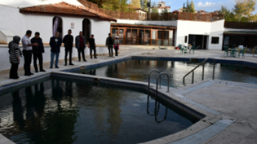 BAŞKAN KOCA VE KAYMAKAM BAŞKAPAN’DAN EMET TERMAL OTEL’DE İNCELEMELER