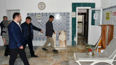 BAŞKAN KOCA VE KAYMAKAM BAŞKAPAN’DAN EMET TERMAL OTEL’DE İNCELEMELER