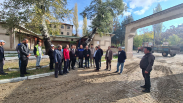 BAŞKAN KOCA’DAN YEŞİL KAPLICALARDA İNCELEME