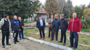 BAŞKAN KOCA’DAN YEŞİL KAPLICALARDA İNCELEME