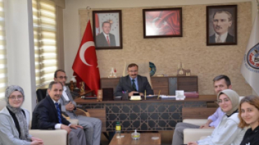 Kütahya Sosyal Bilimler Lisesi Müdürü Öğretmen ve Öğrencilerinden Belediye Başkanımıza Ziyaret