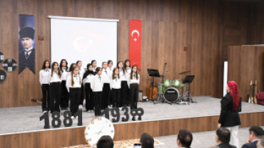 10 Kasım Atatürk'ü Anma Programı Gerçekleşti